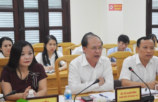 Làm việc với Đoàn công tác Cục Lãnh sự - Bộ Ngoại giao về công tác lãnh sự, bảo hộ công dân trên địa bàn tỉnh Hà Tĩnh