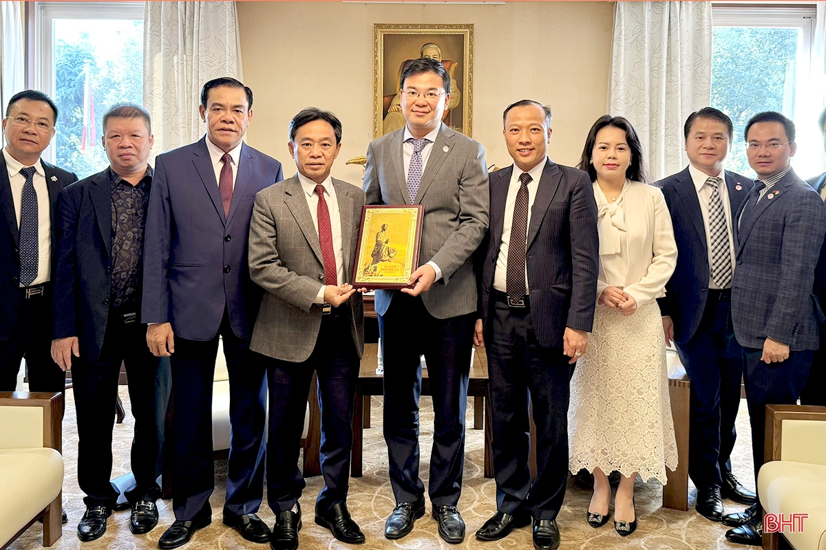 Lãnh đạo Hà Tĩnh thăm, làm việc với Đại sứ quán Việt Nam tại Nhật Bản