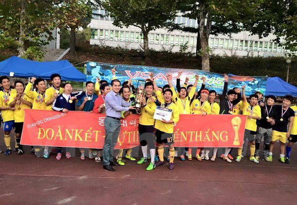 Sôi động giải thi đấu thể thao của sinh viên Việt tại Hàn Quốc
