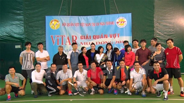 Sôi động giải quần vợt mùa Đông của người Việt ở Liên bang Nga