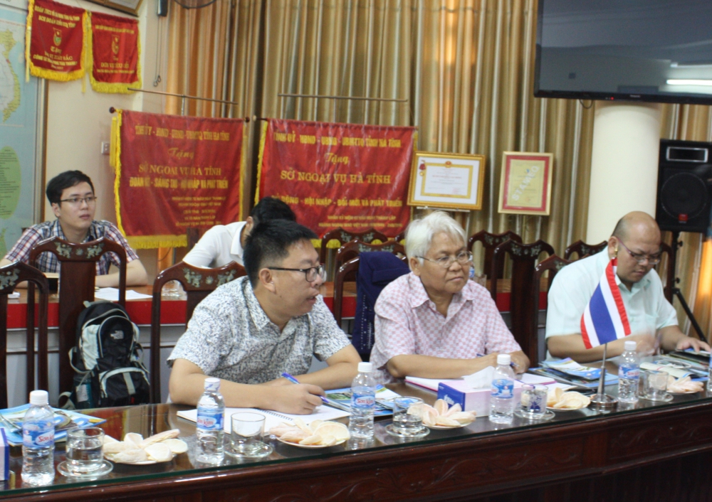 Đoàn công tác tỉnh Nakhon Phanom thăm và làm việc tại Hà Tĩnh