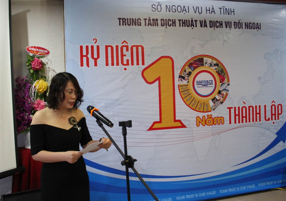 Kỷ niệm 10 năm thành lập Trung tâm Dịch thuật và Dịch vụ đối ngoại