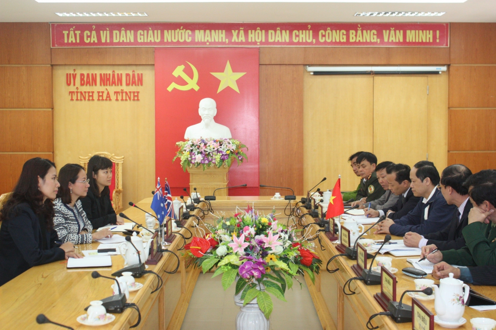 Hà Tĩnh tăng cường trao đổi, hợp tác trong lĩnh vực lãnh sự với Đại sứ quán Anh và Đại sứ quán Australia tại Việt Nam