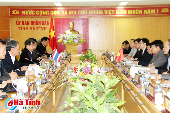 Thúc đẩy hợp tác thương mại, du lịch giữa Hà Tĩnh với các tỉnh Thái Lan