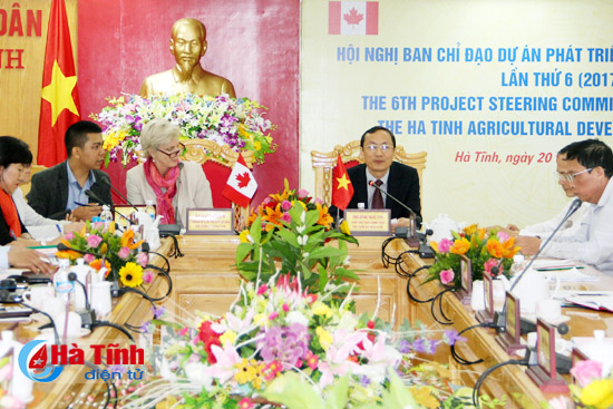 Canada ưu tiên cho Hà Tĩnh triển khai dự án phát triển nông nghiệp thông minh