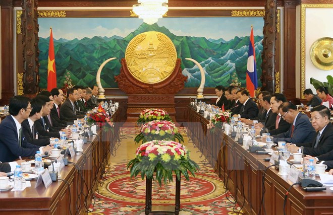 Việt Nam, Lào đề cao vai trò ASEAN trong vấn đề Biển Đông