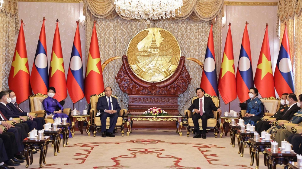 Chủ tịch nước Nguyễn Xuân Phúc kết thúc tốt đẹp chuyến thăm hữu nghị chính thức Lào