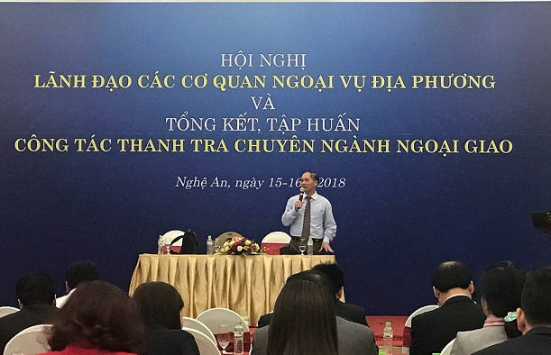 Hội nghị Lãnh đạo các cơ quan ngoại vụ địa phương và tổng kết công tác thanh tra chuyên ngành ngoại giao tại Nghệ An