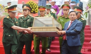 Hà Tĩnh truy điệu, an táng 7 hài cốt liệt sỹ quân tình nguyện và chuyên gia Việt Nam hy sinh tại Lào.