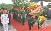 Hà Tĩnh long trọng tổ chức lễ truy điệu và an táng 12 hài cốt liệt sỹ hy sinh tại Lào