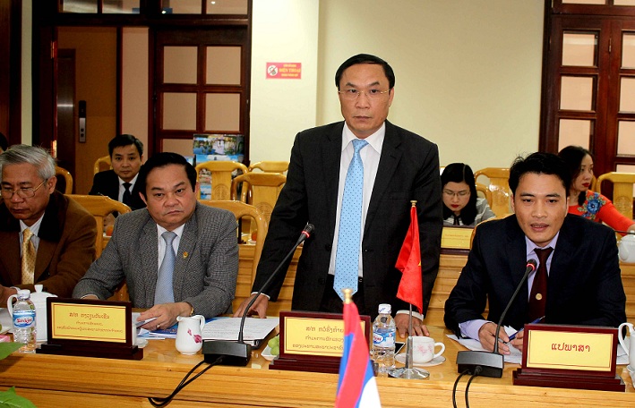 Đoàn Ủy ban Dân tộc Quốc hội Lào làm việc với HĐND tỉnh