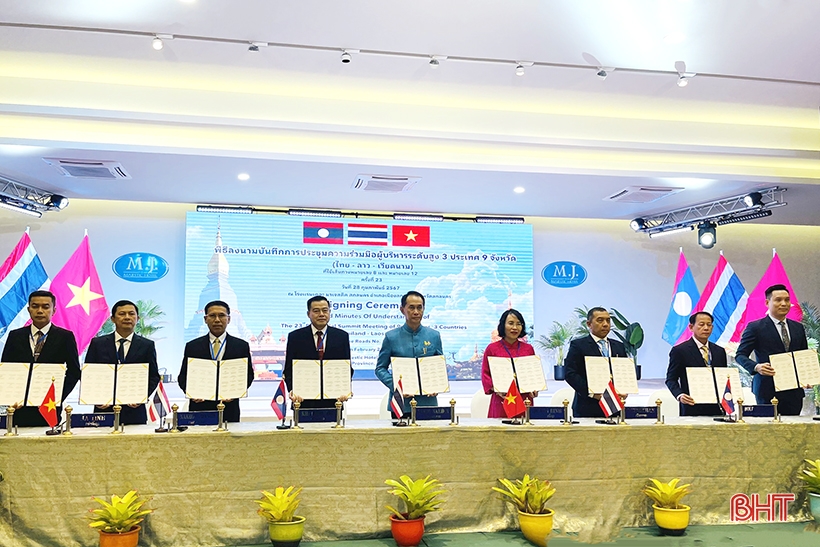 9 tỉnh ở 3 nước Việt Nam - Lào - Thái Lan tiếp tục hợp tác toàn diện
