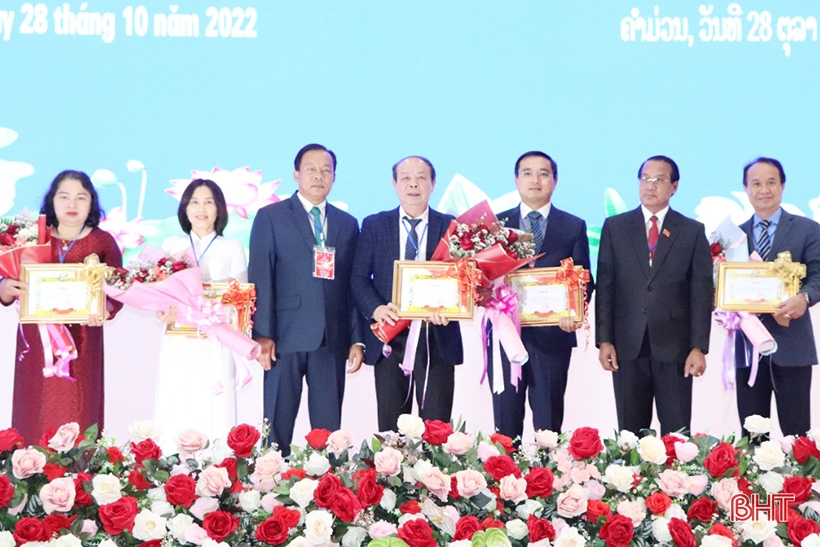 Lãnh đạo Hà Tĩnh dự lễ kỷ niệm hữu nghị Lào - Việt Nam tại tỉnh Khăm Muồn