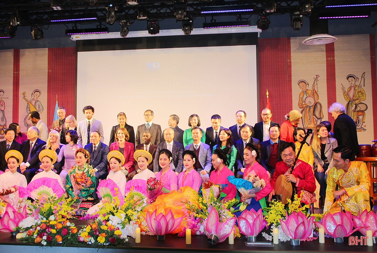 Lãnh đạo Hà Tĩnh tham dự “Đêm di sản Việt Nam” tại Pháp